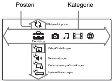 SONY SMP-N200 - Home-Menü-Anzeige - 1