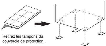 SONY CMT-DX400 - Fixation des tampons - 1