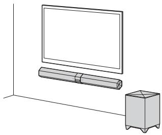 SONY HT-CT660 - Installing the Sound Bar - 2