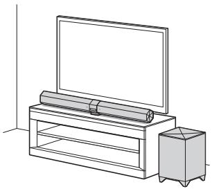 SONY HT-CT660 - Cómo instalar la barra de sonido - 1