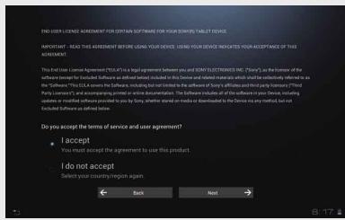 SONY SGPT123US/S - Set up your Xperia™ Tablet S Configurer votre Xperia™ Tablet S - 5