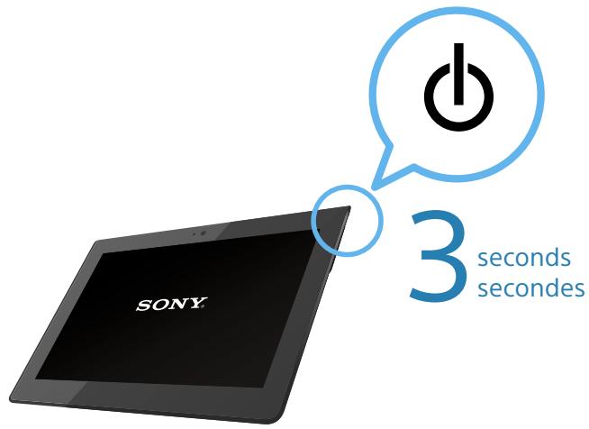 SONY SGPT123US/S - Turning On / Mise sous tension - 1