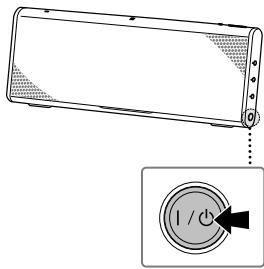 SONY SRS-BTX500 - Mise en marche et arrêt du système/charge du système - 2