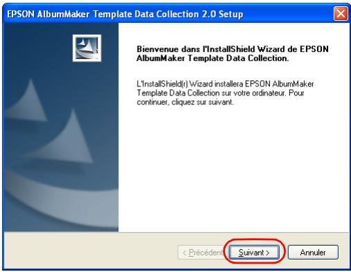 EPSON ALBUMMAKER 2 - Cliquez sur le bouton Suivant. - 1