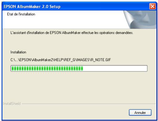 EPSON ALBUMMAKER 2 - Menu d-installation - 8