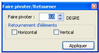 EPSON ALBUMMAKER 2 - Boîte de dialogue Rotation/retournement - 1