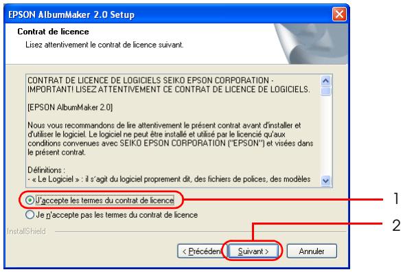 EPSON ALBUMMAKER 2 - Menu d-installation - 3