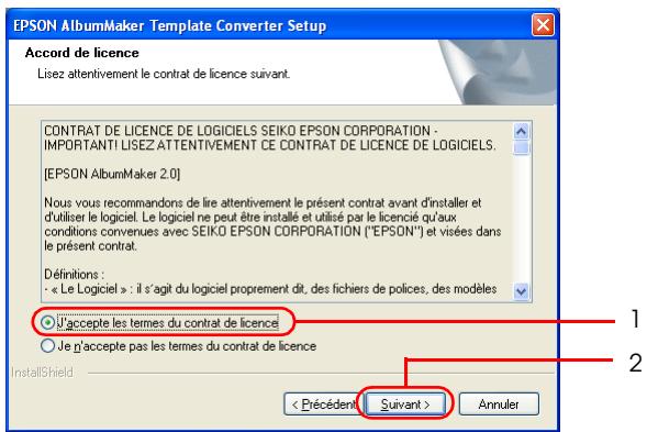 EPSON ALBUMMAKER 2 - Installation de Template Converter - 2