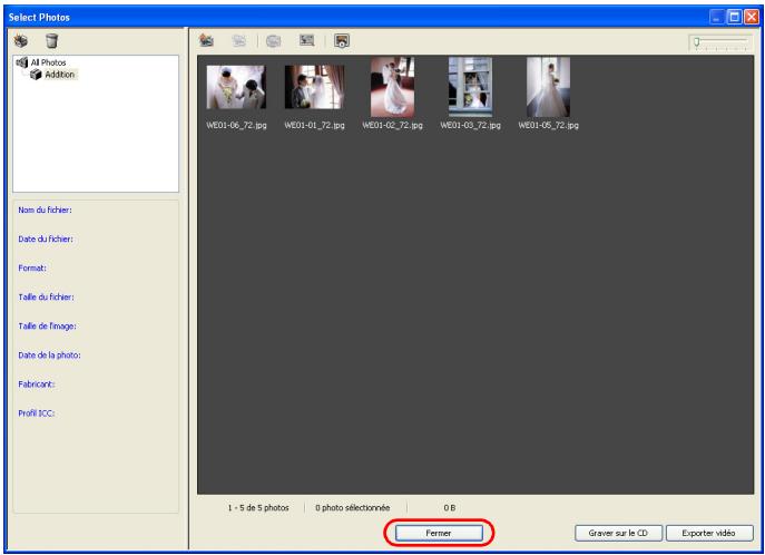 EPSON ALBUMMAKER 2 - Cliquez sur le bouton Fermer. - 1