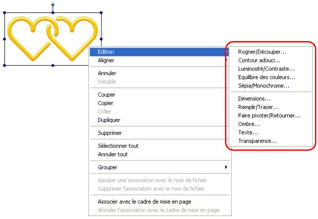 EPSON ALBUMMAKER 2 - Modification du clipart - 1