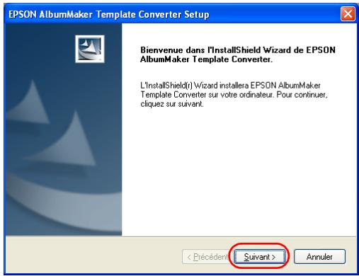 EPSON ALBUMMAKER 2 - Installation de Template Converter - 1