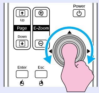 EPSON EMP-1707 - Déplacez la croix sur la partie de l'image à agrandir. - 1