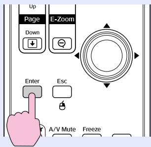 EPSON EMP-1707 - Selectionnez un élément de menu. - 6
