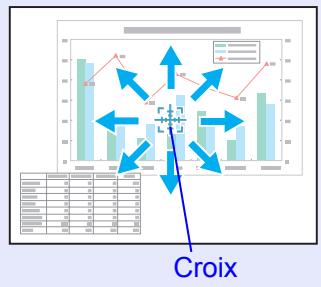 EPSON EMP-1707 - Déplacez la croix sur la partie de l'image à agrandir. - 2