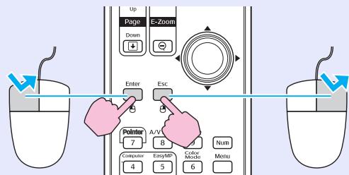 EPSON EMP-1707 - Clics de souris - 1