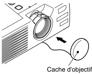EPSON EMP-720 - Remettez en place le cache d'objectif. - 1