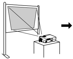 EPSON EMP-720 - Fonction de correction de déformation trapézoidale - 1