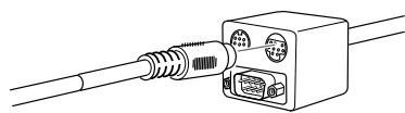 EPSON EMP-7350 - Connexion du cable de la souris et du cable série - 3