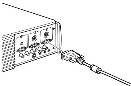 EPSON EMP-7350 - Connexion du cable de l'ordinateur - 3