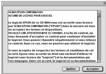 EPSON EMP-7350 - Installation du calculateur pour projecteur sur la commande Macintosh - 2