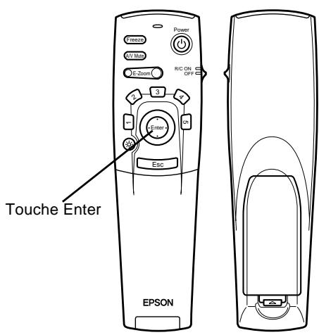 EPSON EMP-7350 - Modification des paramètres d'un menu - 3