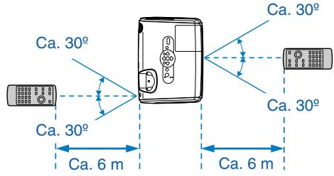 EPSON EMP-S3 - - Verwendung der Fernbedienung - 1