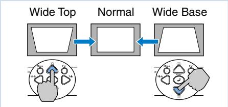 EPSON EMP-S3 - ▶ Correcting Keystone Distortion - 1
