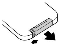EPSON EMP-TW10H - Remove the battery holder. - 1