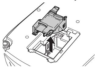 EPSON EMP-TW10H - Ouvrez le couvercle de la lampe. - 3