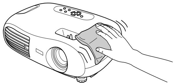 EPSON EMP-TW10H - Nettoyage de l'extérieur du projecteur - 2