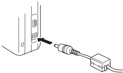 EPSON L-500V - Utilisation de l'adaptateur secteur - 2