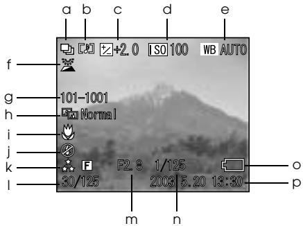 EPSON L-500V - Affichage des propriétés des photos - 1