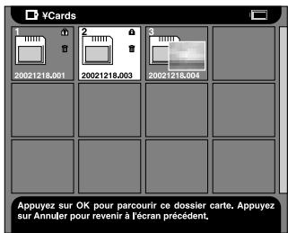 EPSON P-1000 - Copie de toutes les images d'un dossier dans un album - 1