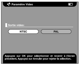 EPSON P-1000 - Paramètre video - 1