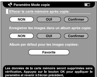 EPSON P-1000 - Paramètres mode copie - 1