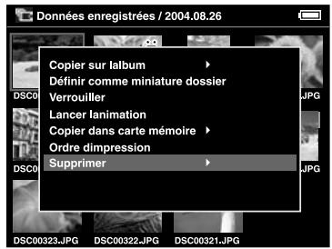 EPSON P-2000 - Utilisation du menu contextuel - 1