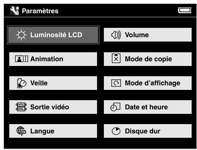 EPSON P-2000 - Modification des paramètres du p-2000 - 1