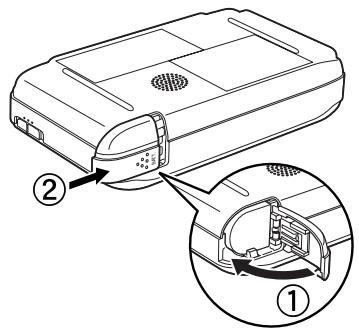 EPSON P-2000 - Mise en place de la batterie - 3