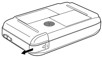 EPSON P-2000 - Mise en place de la batterie - 1