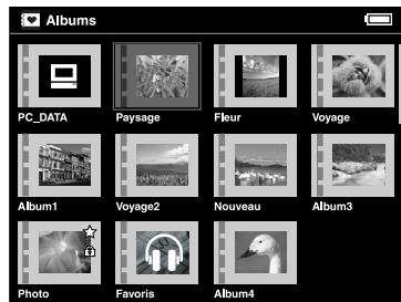 EPSON P-4000 - Suppression d'un album - 1