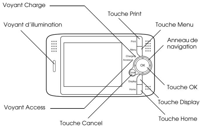 EPSON P-4000 - Écran LCD et panneau de commande - 1