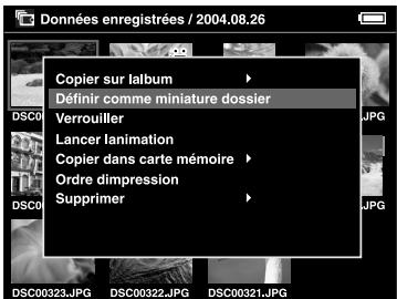 EPSON P-4000 - Création d'une miniature pour l'album/le dossier - 1
