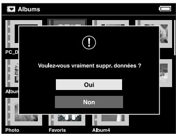 EPSON P-4000 - Suppression d'un album - 3