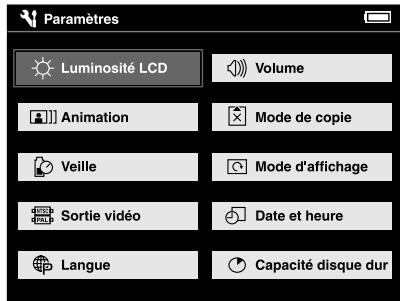 EPSON P-4000 - Modification des paramètres du p-4000 - 1