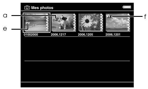 EPSON P-5000 - Affichage de l'écran - 1