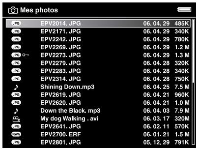 EPSON P-5000 - Écran des détails - 1