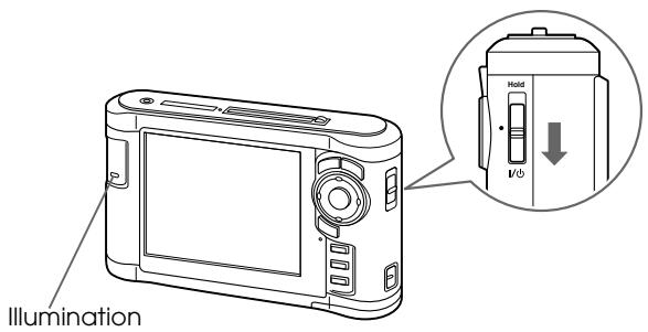 EPSON P-5000 - Mise sous tension - 1