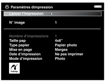 EPSON P-5000 - Définition des détails d'impression - 1