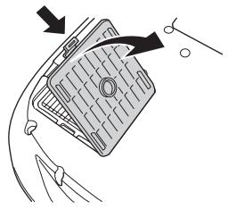 EPSON EMP-TW10 - Replacing the air filter - 1