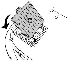 EPSON EMP-TW10 - ■Remplacement du filtré à air - 3